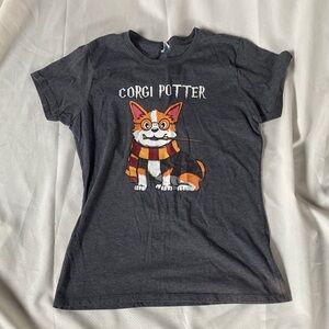 CORGI POTTER graphic tee